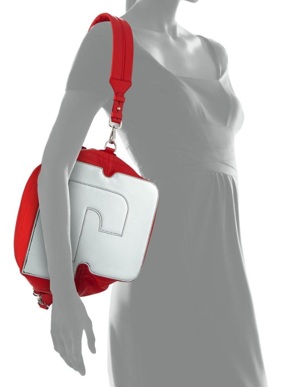 NEW Paco Rabanne Soft Calfskin Hobo Bag Convertible - Picture 5 of 16